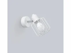Online Sollux Lighting Lámparas de pared Celubi moderno de acero - 1 fuentes luminosas 3000K - L.14 x A.18 cm - Blanco