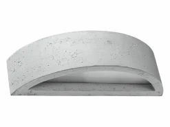 Sollux Lighting Lámparas de pared Enumis moderno de hormigón/vidrio - 1 fuentes luminosas 4000K - L.40 x A.10 cm -