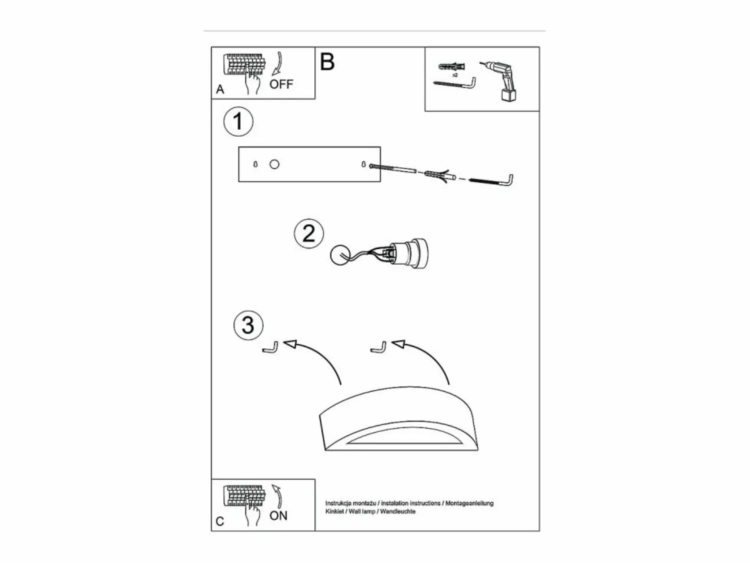 Outlet Lámparas de pared Gloim moderno de cerámica - 1 fuentes luminosas 3000K - L.30 x A.15 cm - Aplique Para Pared