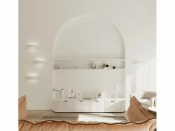 Outlet Lámparas de pared Gloim moderno de cerámica - 1 fuentes luminosas 3000K - L.30 x A.15 cm - Aplique Para Pared