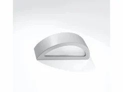 New Sollux Lighting Lámparas de pared Gloim moderno de cerámica/vidrio - 1 fuentes luminosas 3000K - L.40,5 x A.10 cm - Gris