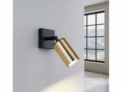 Online Lámparas de pared Glois moderno de acero - 1 fuentes luminosas 4000K - L.8 x A.18,5 cm - oro Aplique Para Pared