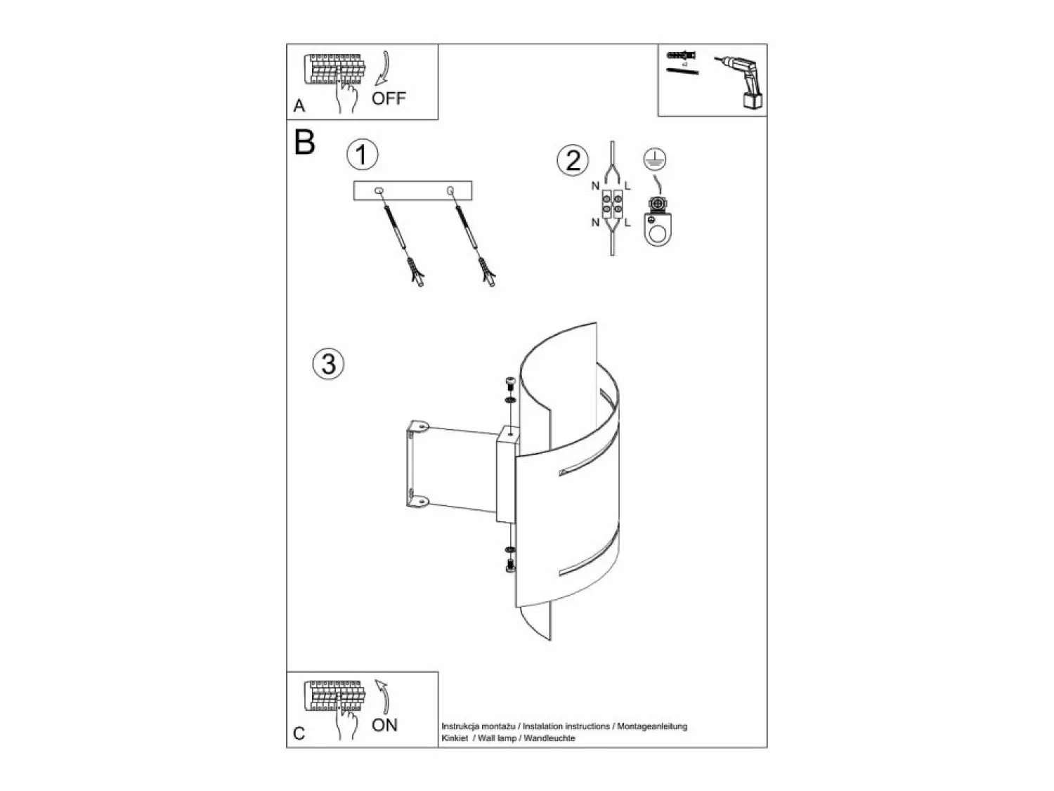 Lámparas de pared Ignisra moderno de acero - 1 fuentes luminosas 4000K - L.21 x A.23 cm - Aplique Para Pared