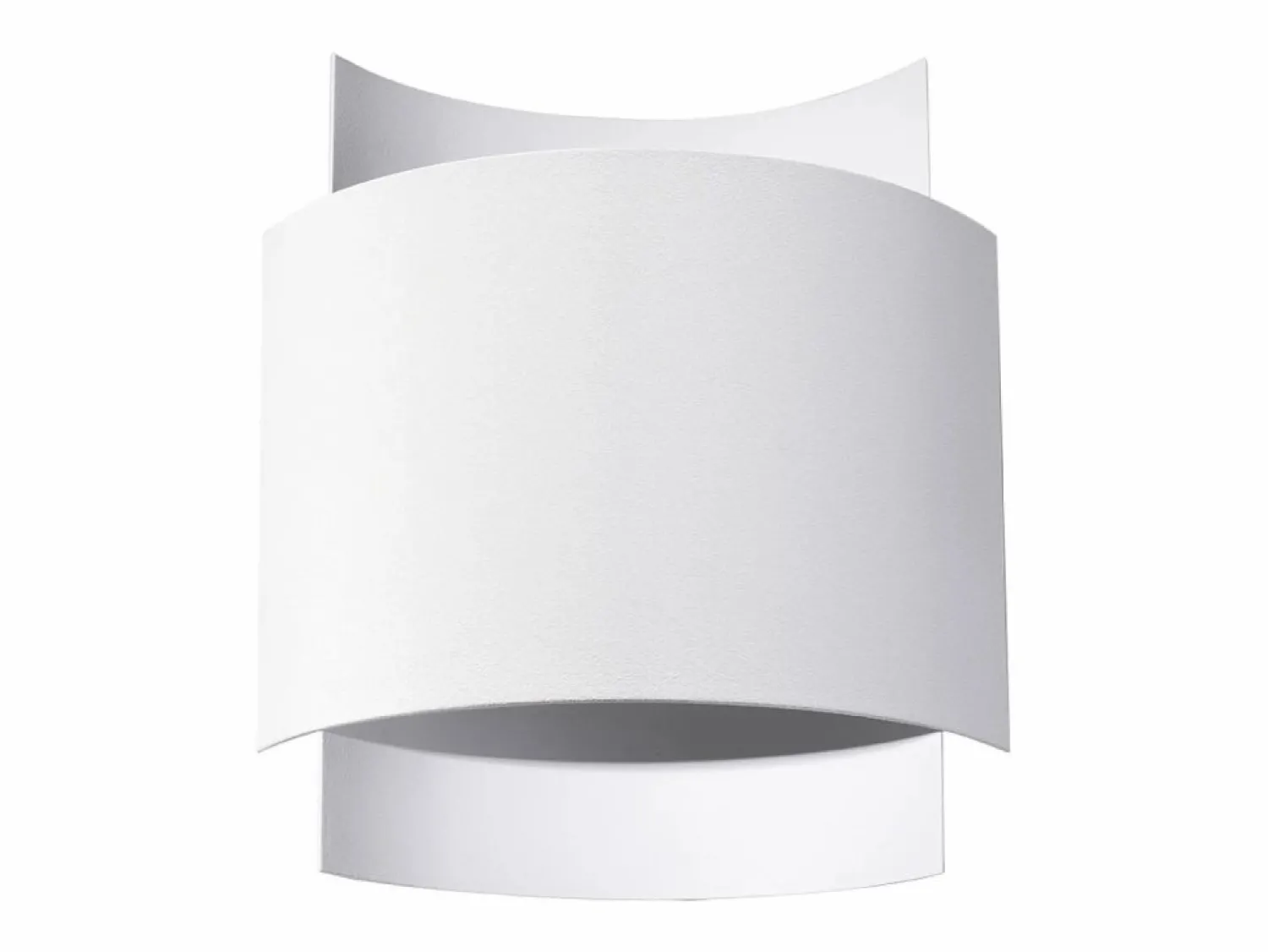 Lámparas de pared Influx industrial de acero - 1 fuentes luminosas 3000K - L.22 x A.23 cm - Aplique Para Pared