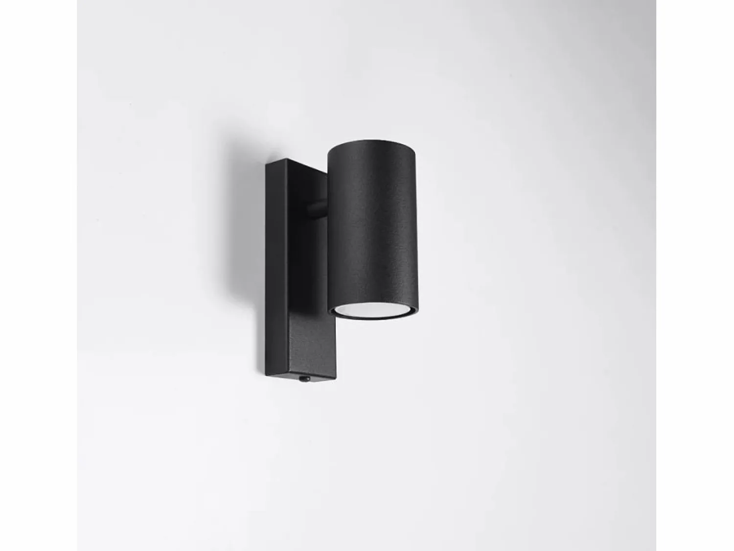 Discount Sollux Lighting Lámparas de pared Nutiq moderno de acero - 1 fuentes luminosas 3000K - L.6 x A.15 cm - Negro