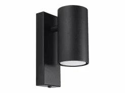 Discount Sollux Lighting Lámparas de pared Nutiq moderno de acero - 1 fuentes luminosas 3000K - L.6 x A.15 cm - Negro