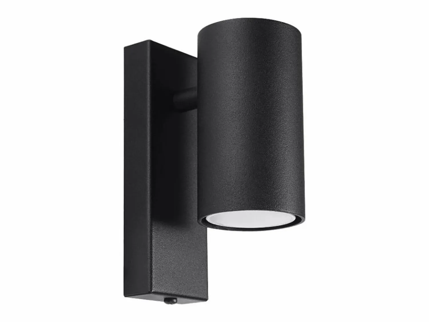 Discount Sollux Lighting Lámparas de pared Nutiq moderno de acero - 1 fuentes luminosas 3000K - L.6 x A.15 cm - Negro