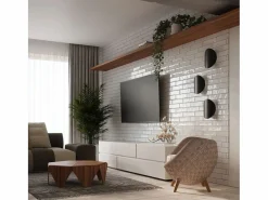 Sollux Lighting Lámparas de pared Perceptix moderno de acero - 2 fuentes luminosas 3000K - L.25 x A.29 cm -