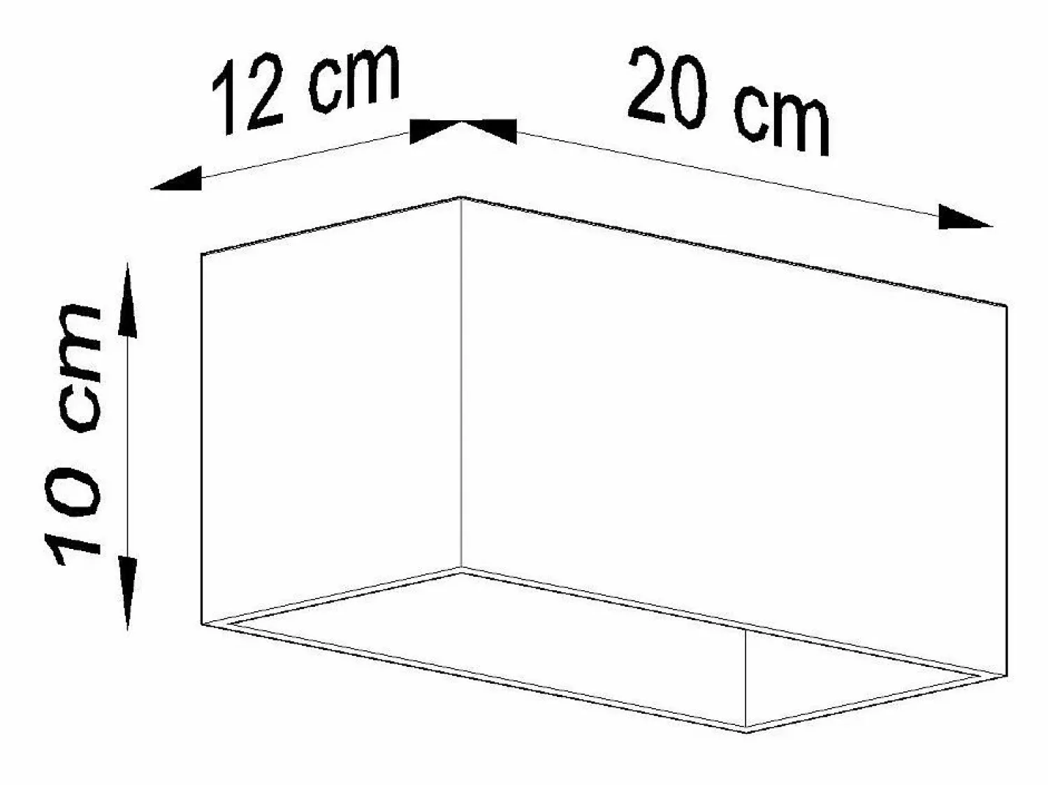 Sale Lámparas de pared Quadx maxi moderno de aluminio - 2 fuentes luminosas 4000K - L.20 x A.10 cm - Aplique Para Pared