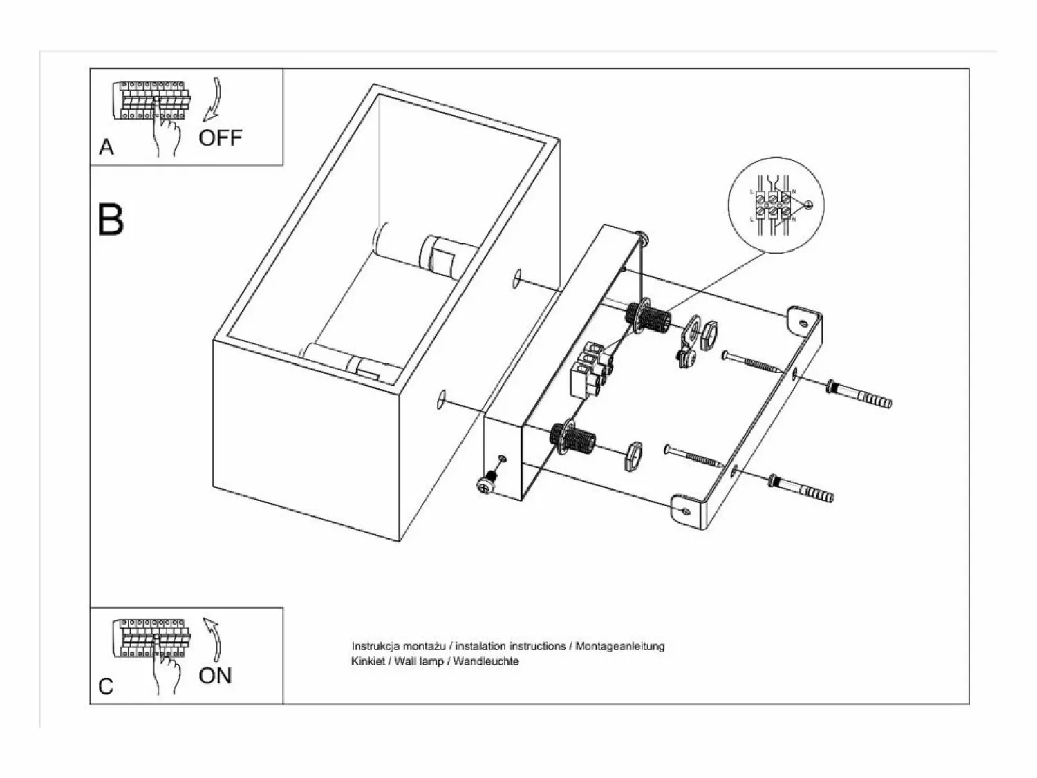Sale Lámparas de pared Quadx maxi moderno de aluminio - 2 fuentes luminosas 4000K - L.20 x A.10 cm - Aplique Para Pared