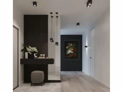 Outlet Sollux Lighting Lámparas de pared Quadx moderno de aluminio - 1 fuentes luminosas 3000K - L.10 x A.10 cm - Negro
