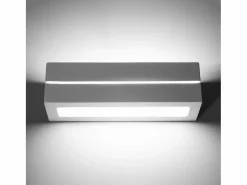 New Lámparas de pared Solara line moderno de cerámica - 1 fuentes luminosas 3000K - L.32,5 x A.9,5 cm - Aplique Para Pared