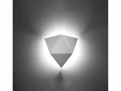 Hot Lámparas de pared Solara moderno de acero - 2 fuentes luminosas 4000K - L.27 x A.25 cm - Aplique Para Pared