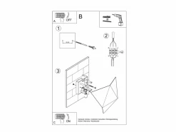 Hot Lámparas de pared Solara moderno de acero - 2 fuentes luminosas 4000K - L.27 x A.25 cm - Aplique Para Pared