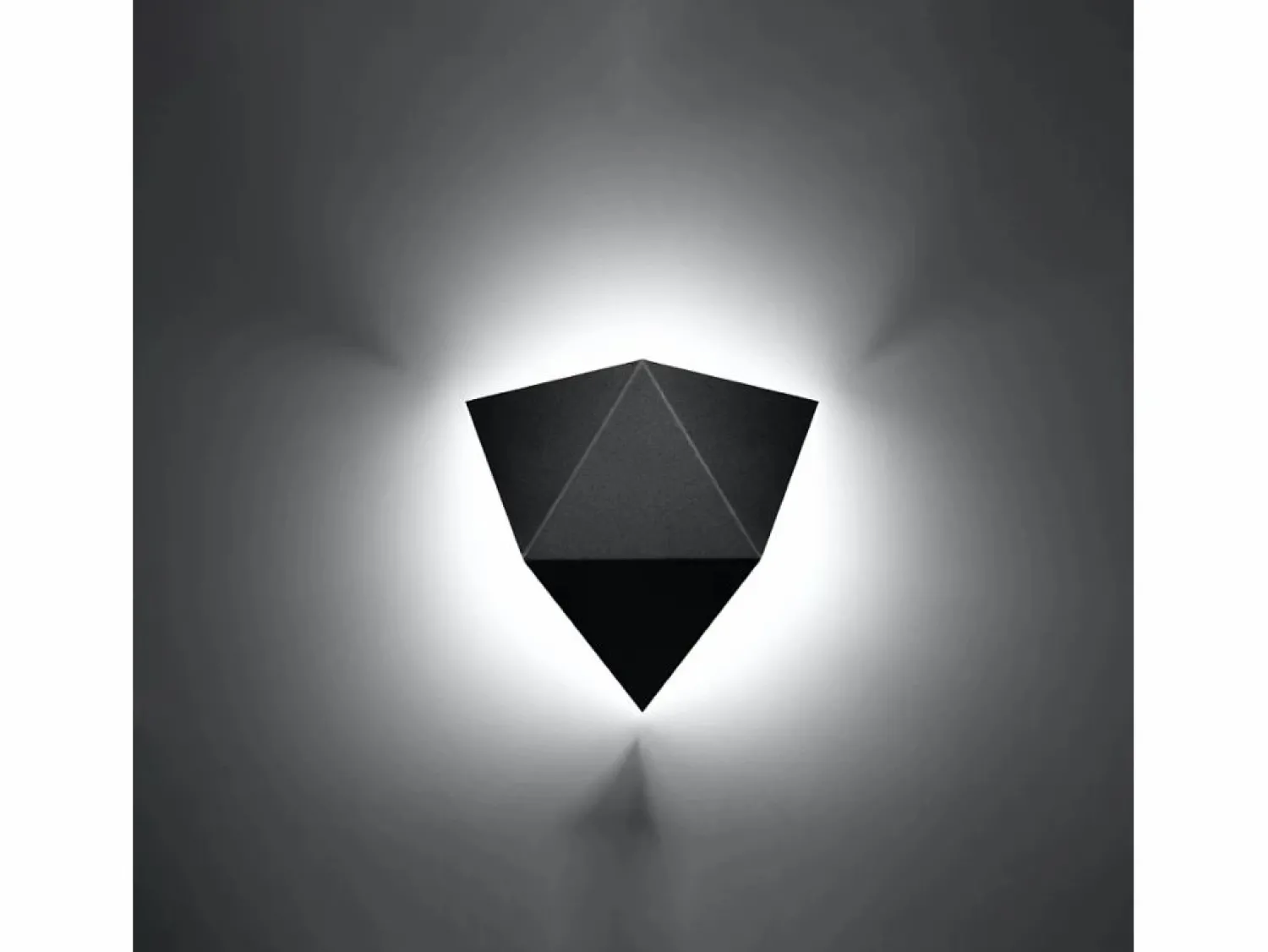 Clearance Sollux Lighting Lámparas de pared Solara moderno de acero - 2 fuentes luminosas 4000K - L.27 x A.25 cm - Negro