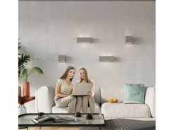 Clearance Lámparas de pared Solara moderno de cerámica/vidrio - 1 fuentes luminosas 4000K - L.32,5 x A.9,5 cm - Aplique Para Pared