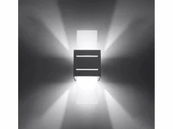 Sollux Lighting Lámparas de pared Solenix moderno de aluminio/vidrio - 1 fuentes luminosas 3000K - L.10 x A.30 cm -
