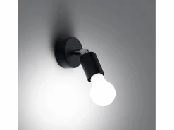 Sollux Lighting Lámparas de pared Synfex minimalista de acero - 1 fuentes luminosas 4000K - L.8 x A.14 cm -