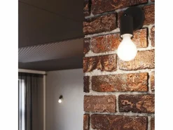 Sollux Lighting Lámparas de pared Synfex minimalista de acero - 1 fuentes luminosas 4000K - L.8 x A.14 cm -