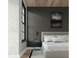 Sale Lámparas de pared Zarenex moderno de acero - 1 fuentes luminosas 4000K - L.6,5 x A.20 cm - Aplique Para Pared