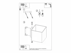 Clearance Sollux Lighting Lámparas de pared Zinalo moderno de vaso - 1 fuentes luminosas 3000K - L.10 x A.10 cm - Blanco