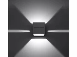 Best Lámparas de pared Zorbo moderno de aluminio - 1 fuentes luminosas 4000K - L.10 x A.10 cm - Aplique Para Pared