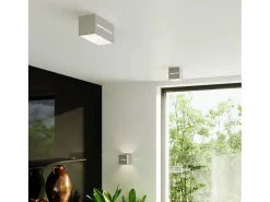 Best Lámparas de pared Zorbo moderno de aluminio - 1 fuentes luminosas 4000K - L.10 x A.10 cm - Aplique Para Pared