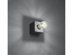 Clearance Lámparas de pared Zxina industrial de concreto - 1 fuentes luminosas 4000K - L.10 x A.10 cm - Aplique Para Pared
