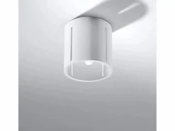 Sollux Lighting Lámparas de techo Brich moderno de aluminio - 1 fuentes luminosas 3000K - L.10 x A.10 cm -