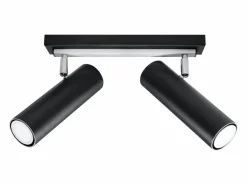 Sale Lámparas de techo Invicta moderno de acero - 2 fuentes luminosas 4000K - L.30 x A.20 cm - Plafón