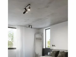 Sale Lámparas de techo Invicta moderno de acero - 2 fuentes luminosas 4000K - L.30 x A.20 cm - Plafón