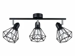 Lámparas de techo Lunova moderno de acero - 3 fuentes luminosas 4000K - L.52 x A.19 cm - Plafón