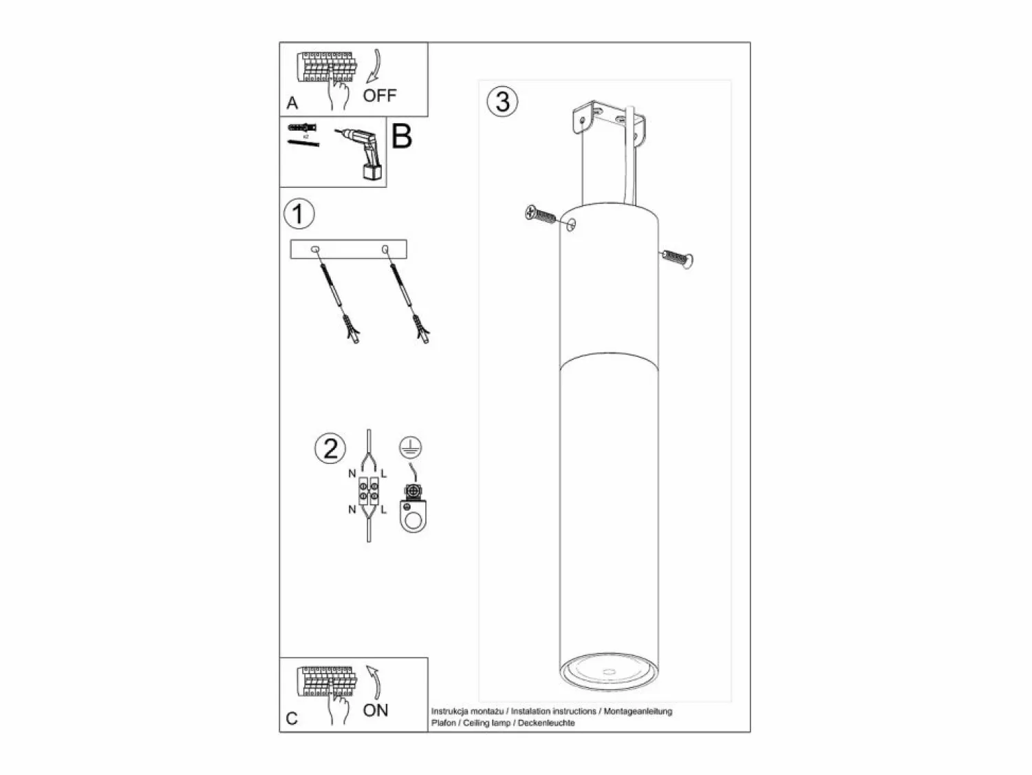Discount Sollux Lighting Lámparas de techo Poblano moderno de acero/madera - 1 fuentes luminosas 3000K - L.6 x A.30 cm - madera natural/blanco Color natural claro