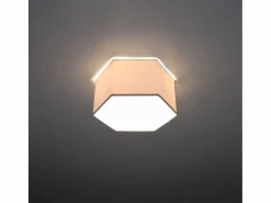 Online Sollux Lighting Lámparas de techo Solinia moderno de CLORURO DE POLIVINILO - 2 fuentes luminosas 4000K - L.30,5 x A.15,5 cm - Blanco