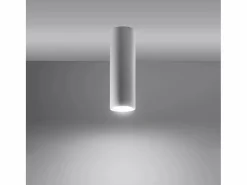 Discount Lámparas de techo Toris moderno de acero - 1 fuentes luminosas 4000K - L.6 x A.20 cm - Plafón