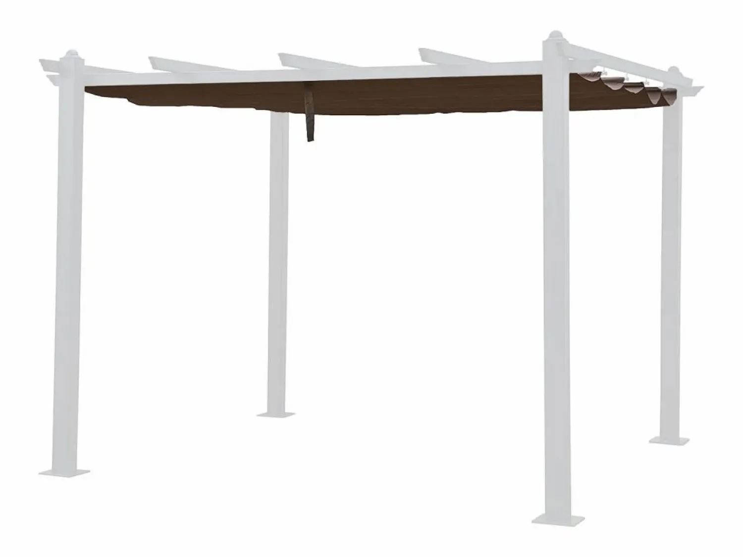 Hot Lona color topo de 2,54 x 2,58m para pérgola independiente 3 × 3m CASSIS Cenador Y Quiosco