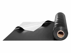 Lona de Plástico Resistente SucceBuy Rollo de Película de Plástico de 0,35 mm, 305 x 3048 cm, Película Blanca y Negra de Alta Resistencia Invernadero De Jardín