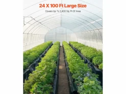Online Lona de Plástico Resistente SucceBuy Rollo de Lámina de Plástico de 0,15 mm, 731,5 x 3048 cm, Polietileno de Alta Resistencia Negro