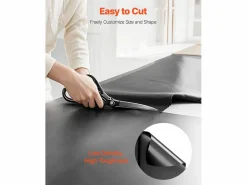 Online Lona de Plástico Resistente SucceBuy Rollo de Lámina de Plástico de 0,15 mm, 731,5 x 3048 cm, Polietileno de Alta Resistencia Negro