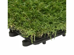 Clearance Losetas de césped artificial 22 uds 30x30 cm Césped Artificial