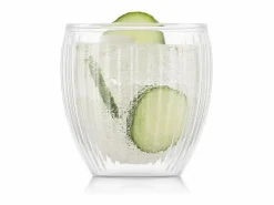 Bodum Lote 2 Vasos Doble Pared 20cl Pavina Rayados