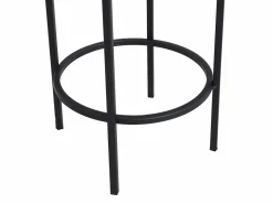 Outlet Lote de 2 maceteros de metal con soporte - D. 25 cm y D. 30 cm - Dorado y negro - NABA Macetero