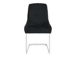 Discount Lote de 2 sillas cantilever de terciopelo y metal cromado - - BERLONA Sillas Y Lotes De Sillas