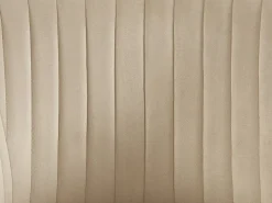 Hot Vente-unique Lote de 2 sillas con reposabrazos de terciopelo y metal dorado - - ZAOVA Beige