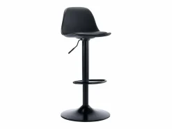 Best Vente-unique Lote de 2 taburetes de bar de polipropileno y metal - - XAFY Negro