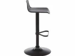 Discount Vente-unique Lote de 2 taburetes de bar de polipropileno CALAS Negro
