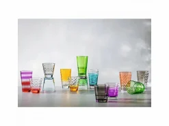 Online Leonardo Lote de 6 vasos de colores 300ml multicolor
