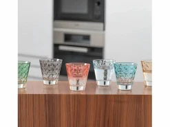 Outlet Leonardo Lote de 6 vasos de colores 215 ml vaso multicolor