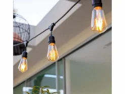 Best Lumisky Luces de cadena E27 10M MAFY Negro
