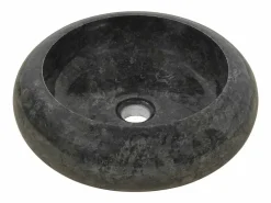 Discount Garden Furniture Lucien-Laurent Lavabo de mármol 40x12 cm Negro